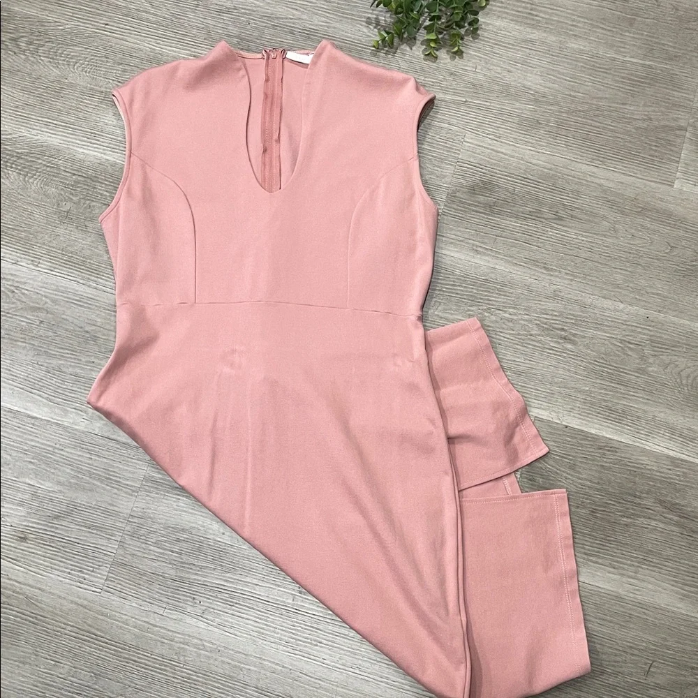 NWOT Sleeveless Pink Midi Dress
